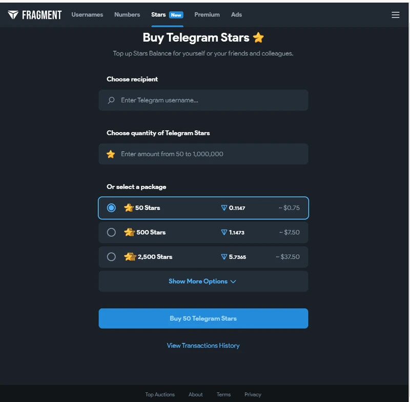 Telegram Stars